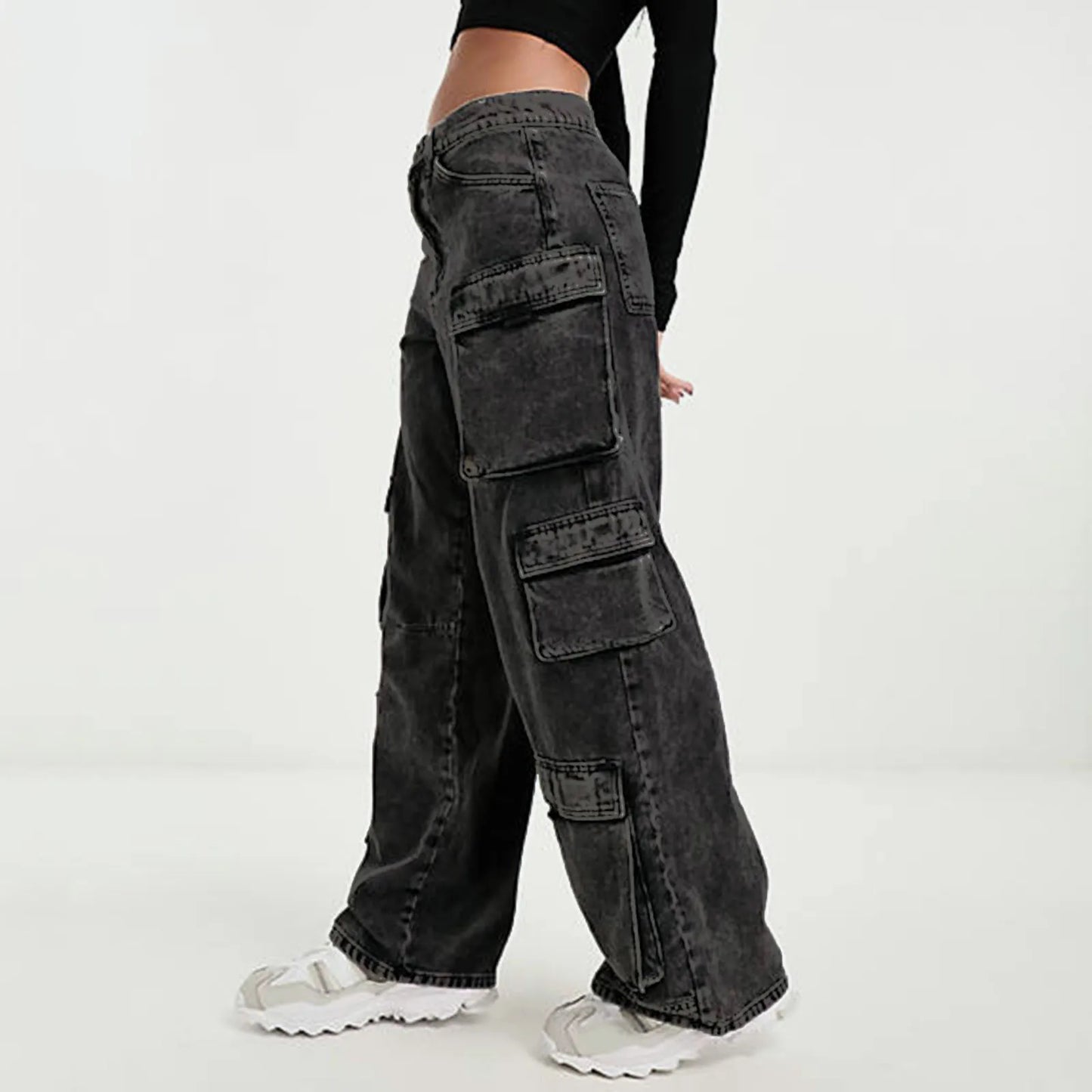 Jean Cargo Femme