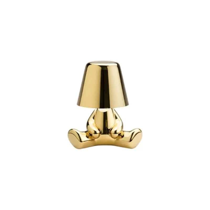 Lampe Pensante Italienne Enfant Doré
