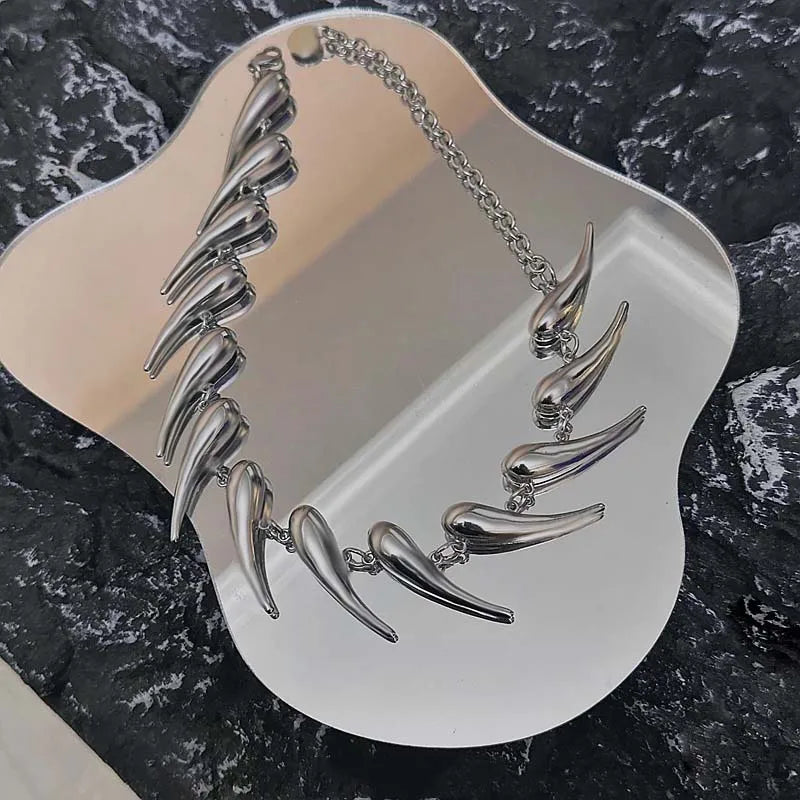 Collier Ras du Cou Punk Hip-Hop