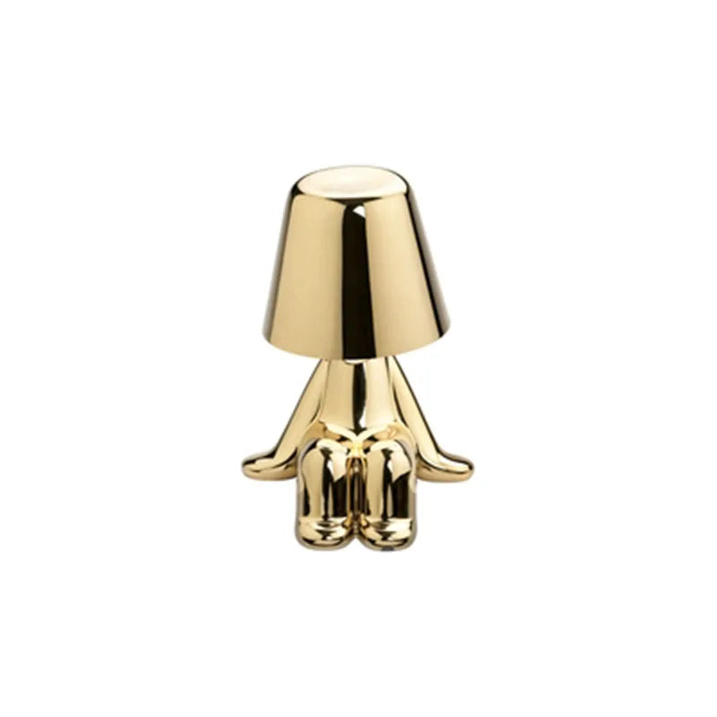 Lampe Pensante Italienne Enfant Doré