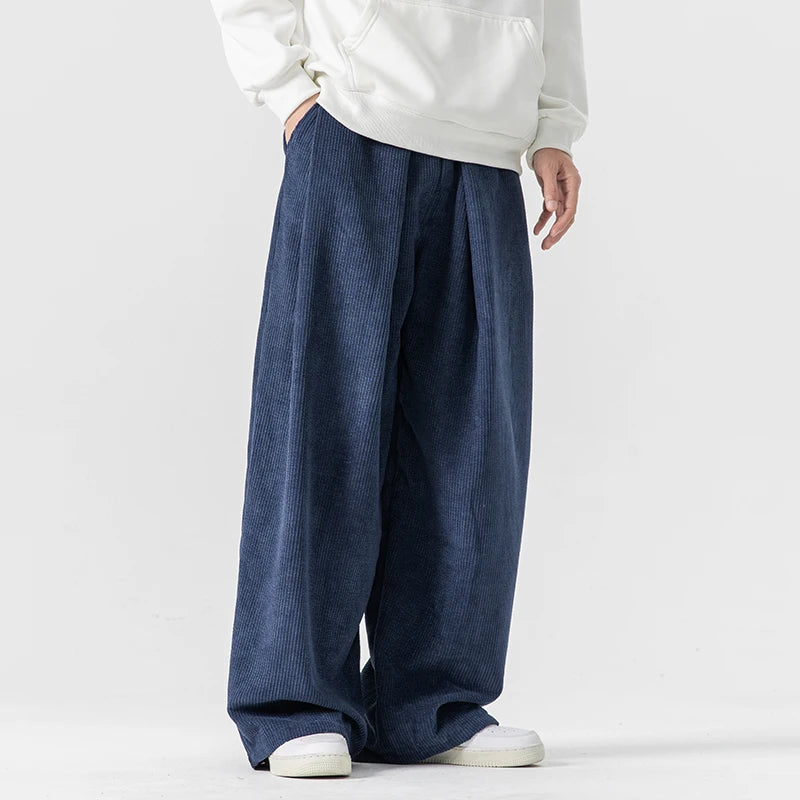 Pantalon Harem Côtelé Homme Automne