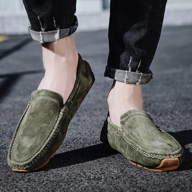 Mocassins Homme en Cuir Souple 