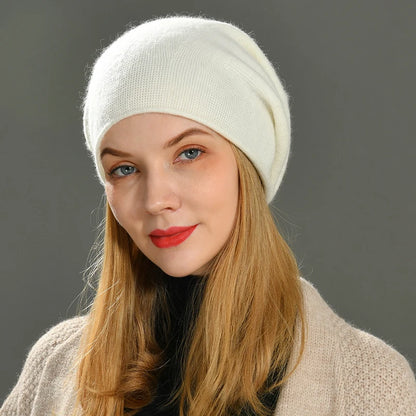 Bonnet Femme en Cachemire Luxe