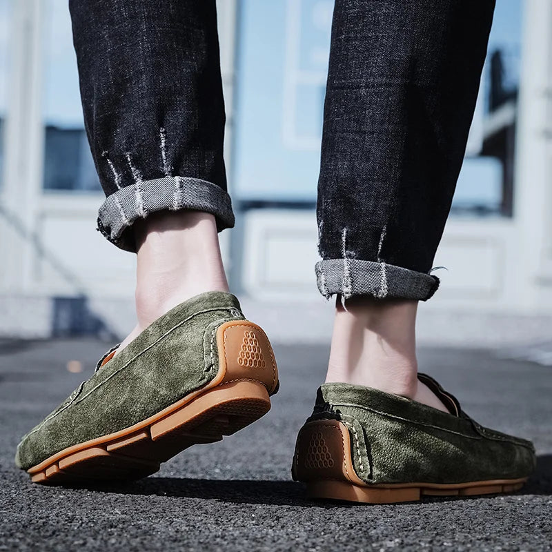 Mocassins Homme en Cuir Souple 