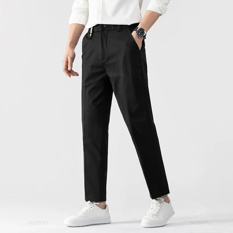 Pantalonclassiquecouleuruniepourhomme