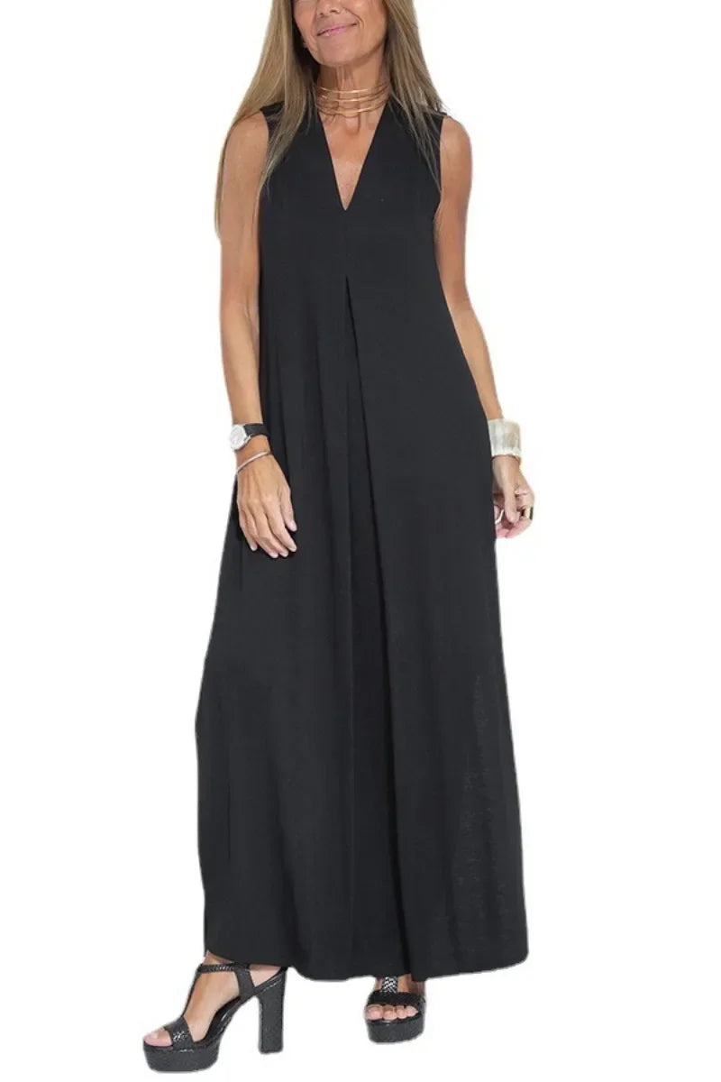 Robe Longue Minimaliste Polyvalente