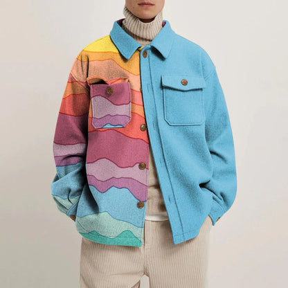 Manteau Homme à Simple Boutonnage 