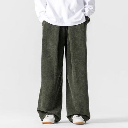 Pantalon Harem Côtelé Homme Automne