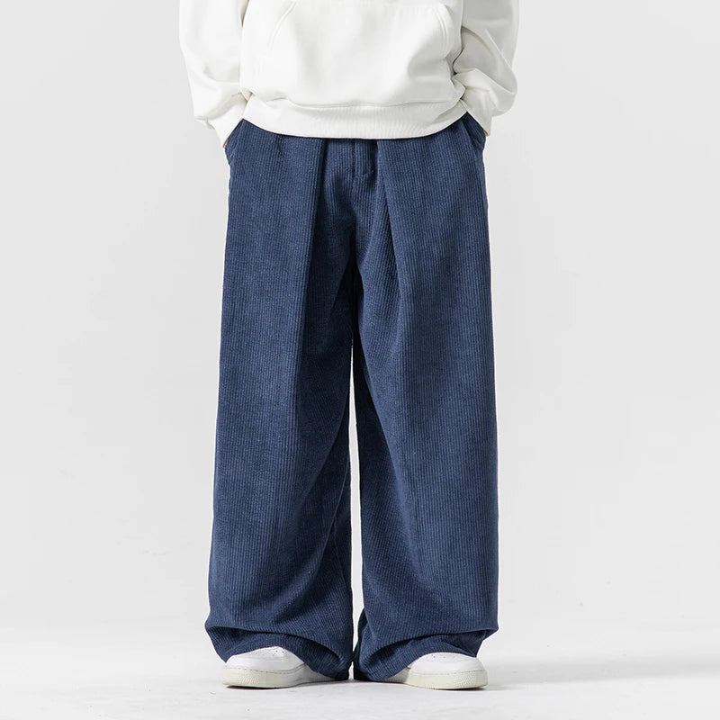 Pantalon Harem Côtelé Homme Automne