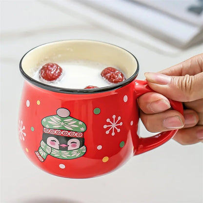 Tasse de Noël 350ML en céramique festive