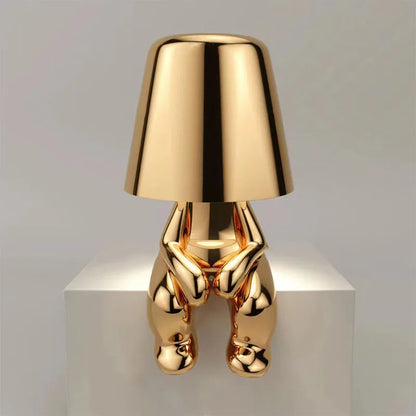Lampe Pensante Italienne Enfant Doré