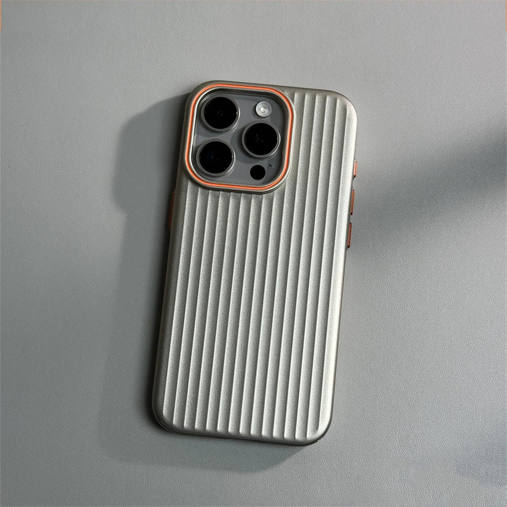 Coque ondulée iPhone - Luxe et résistance