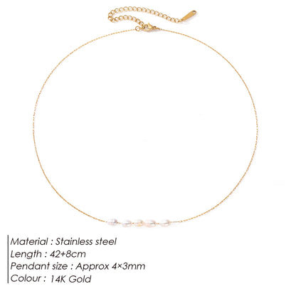 Collier Ras du Cou Perles