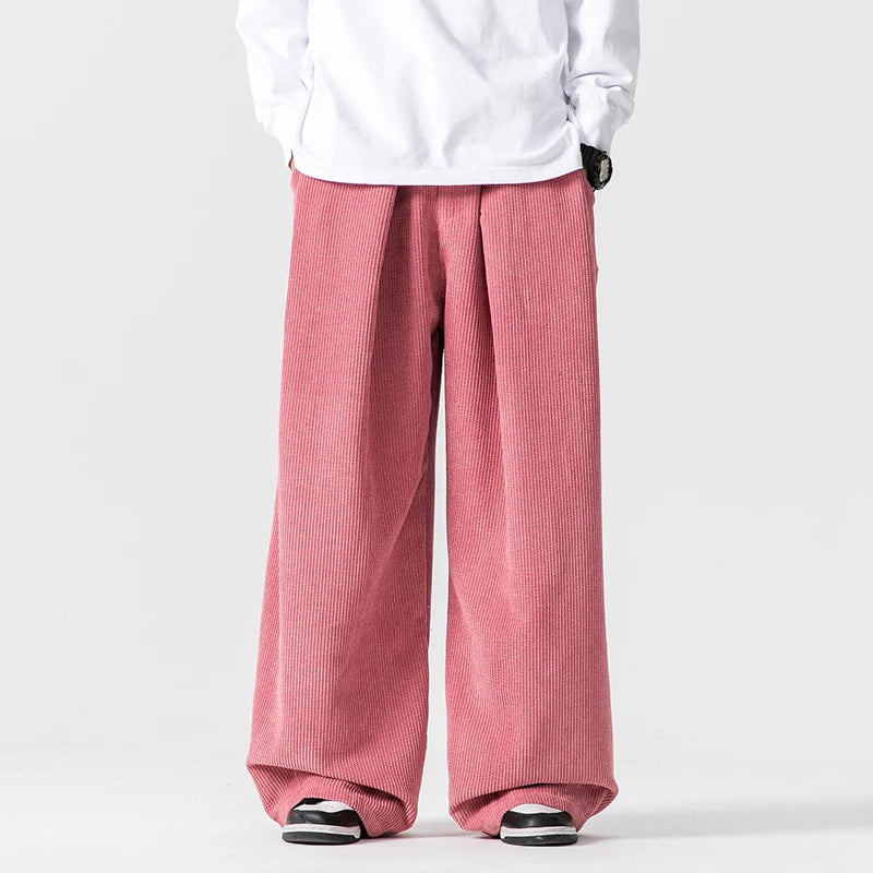 Pantalon Harem Côtelé Homme Automne