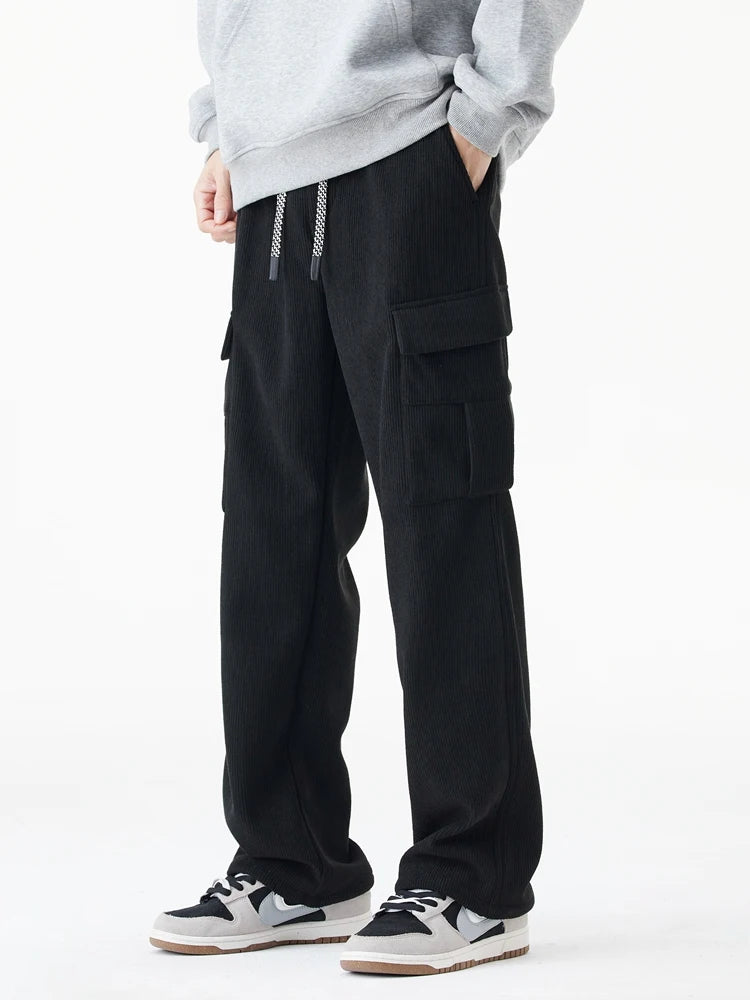 Pantalon Cargo en Velours Hiver Homme