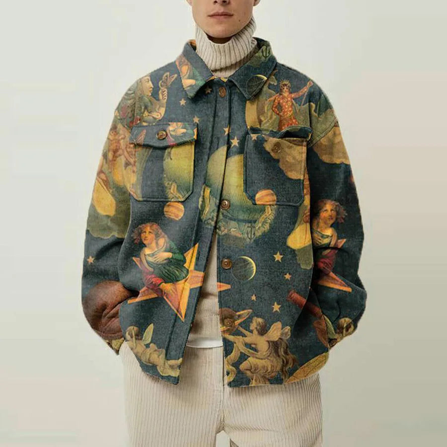 Manteau Homme à Simple Boutonnage 
