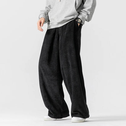 Pantalon Harem Côtelé Homme Automne