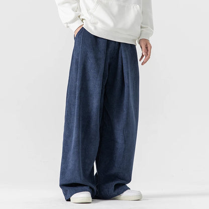 Pantalon Harem Côtelé Homme Automne