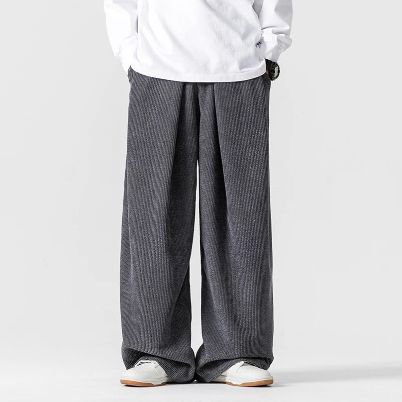 Pantalon Harem Côtelé Homme Automne