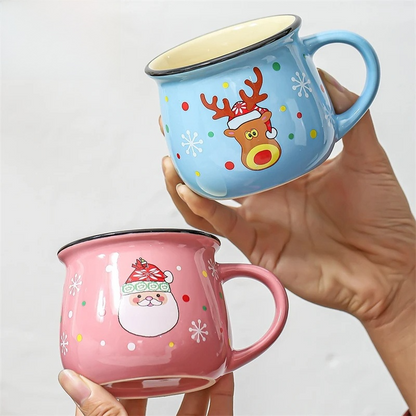 Tasse de Noël 350ML en céramique festive