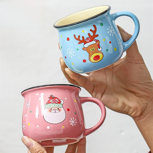 Tasse de Noël 350ML en céramique festive